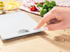 Page Compact 300 weiß, digitale Küchenwaage bis zu 5 kg Tragkraft, Küchenwaage mit leicht ablesbarer LCD-Anzeige, Digitalwaage mit Zuwiegefunktion