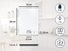 Page Compact 300 weiß, digitale Küchenwaage bis zu 5 kg Tragkraft, Küchenwaage mit leicht ablesbarer LCD-Anzeige, Digitalwaage mit Zuwiegefunktion