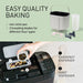 Panasonic Brotbackautomat (32 Programme, 14 Automatikprogramme, Hefe-Verteiler, glutenfrei backen, Timer) dunkelgrau