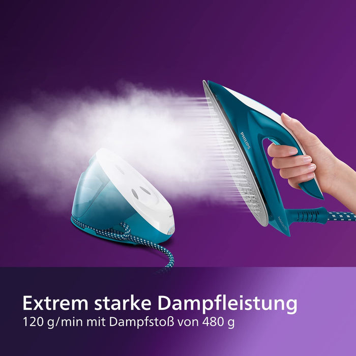 Philips Domestic Appliances PSG7024/20 Dampfbügelstation, 1.8 liters, Türkis