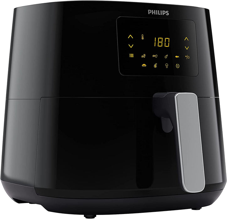 Philips Essential Airfryer XL - 6.2L, Fritteuse ohne Öl, Rapid Air Heißlufttechnologie, Touchscreen, NutriU App mit Rezepten