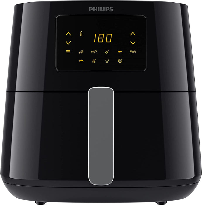 Philips Essential Airfryer XL - 6.2L, Fritteuse ohne Öl, Rapid Air Heißlufttechnologie, Touchscreen, NutriU App mit Rezepten