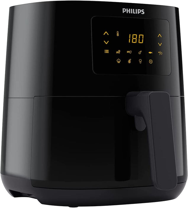 Philips Essential Airfryer – 4.1L, Fritteuse ohne Öl, Rapid Air Heißlufttechnologie, NutriU App mit Rezepten, Touchscreen