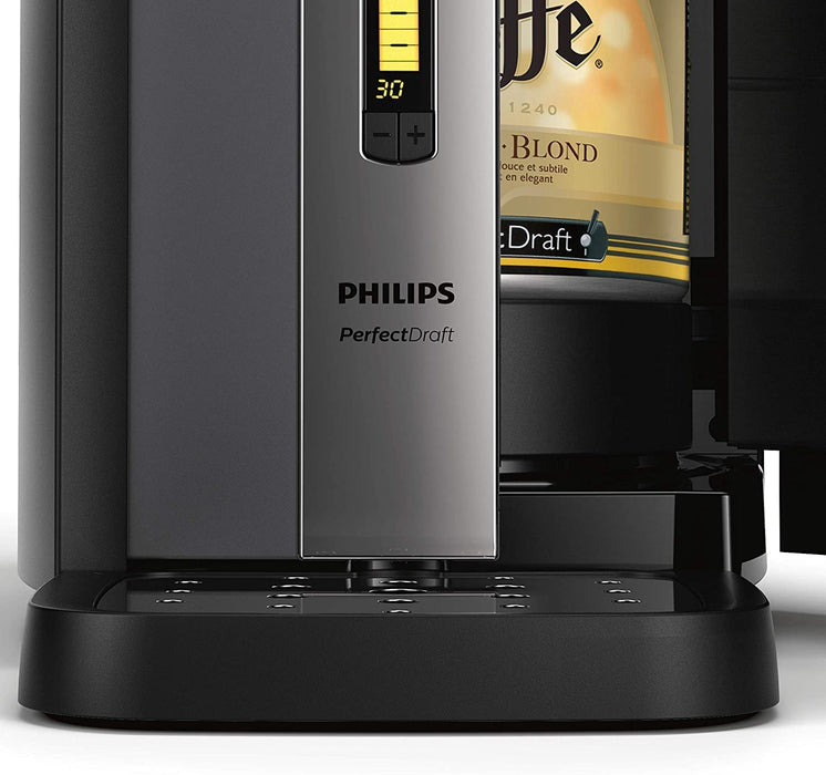 Philips PerfectDraft - Bierzapfmaschine, 6-Liter-Fässer, 30 Tage Bier, 3 °C LCD-Display, 70 W Leistung