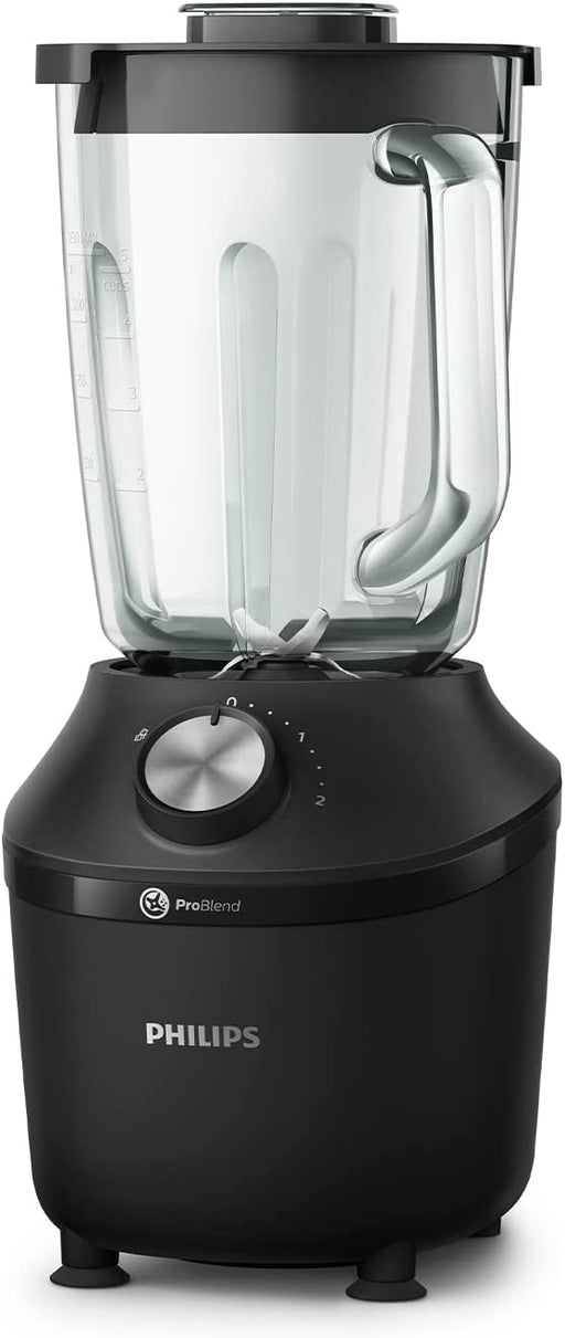 Philips Standmixer und Smoothie Maker – 600W, 2-Liter-Becher, Rezepte-App, 2 Geschwindigkeitsstufen + Impulsfunktion, ProBlend, Ice-Crush-Funktion