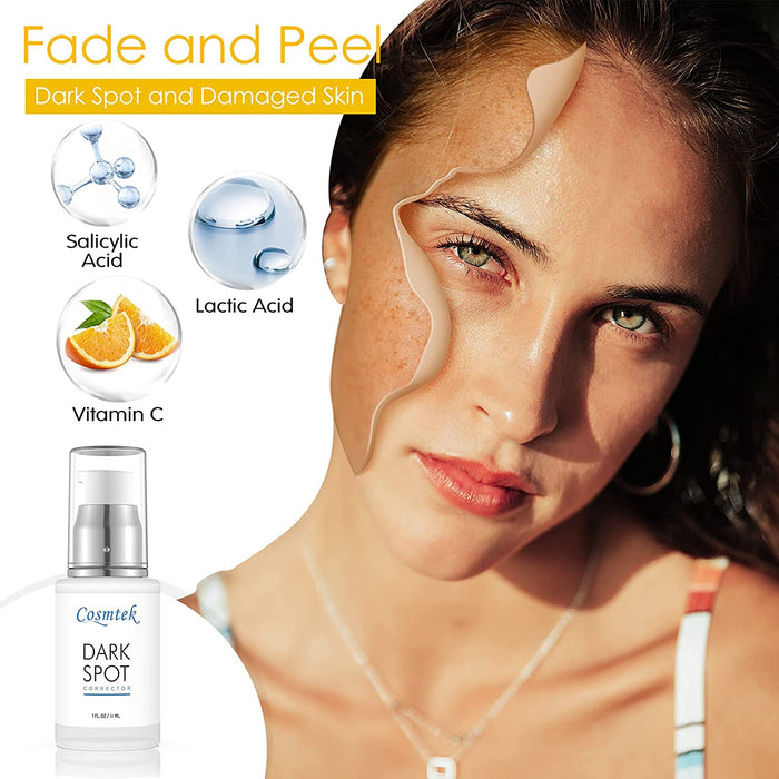 Pigmentflecken Entferner, Gesichtspflege gegen Pigmentflecken und Altersflecken, für einen ebenmäßigen & strahlenden Teint, 30 ml