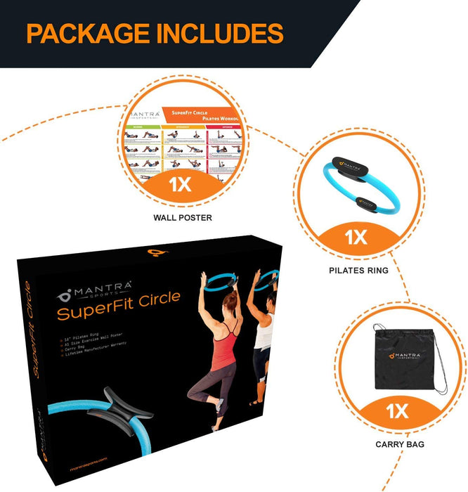 Pilates Ring - Magic Fitness Ring Geräte - Sport Trainingsgeräte für Zuhause zum Training & zur Stärkung der Inneren & Äußeren Oberschenkel