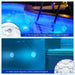 Poolbeleuchtung Unterwasser, Pool Beleuchtungen 13 LED Unterwasser Licht, Pool Licht mit 4 Magnet, 4 Saugnäpfen und RF Fernbedienung für Pool, Teich