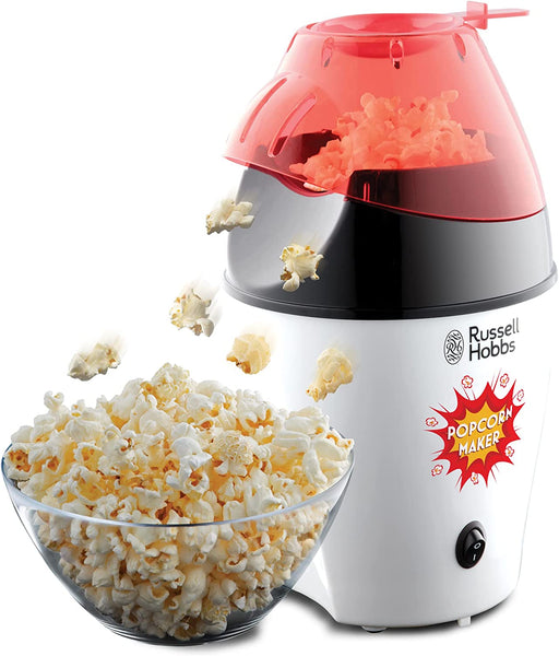 Popcornmaschine [Testsieger] Fiesta (Heißluft Popcorn Maker, ohne Fett & Öl, inkl. Mais Messlöffel, BPA-frei