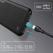 Power Bank 10000mAh, 15W USB C Input und Outout Schnelllade PowerBank ,3 USB 3A Tragbares Ladegerät für iPhone Xiaomi Huawei Samsung LG iPad und mehr