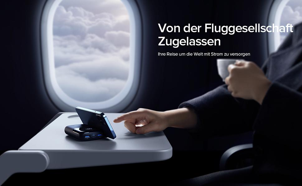 Power Bank, 22.5W Fast Charging 10000mAh PowerBank Klein aber Stark, PD3.0 QC4.0 (USB C Input&Output) externe handyakkus kompatibel 