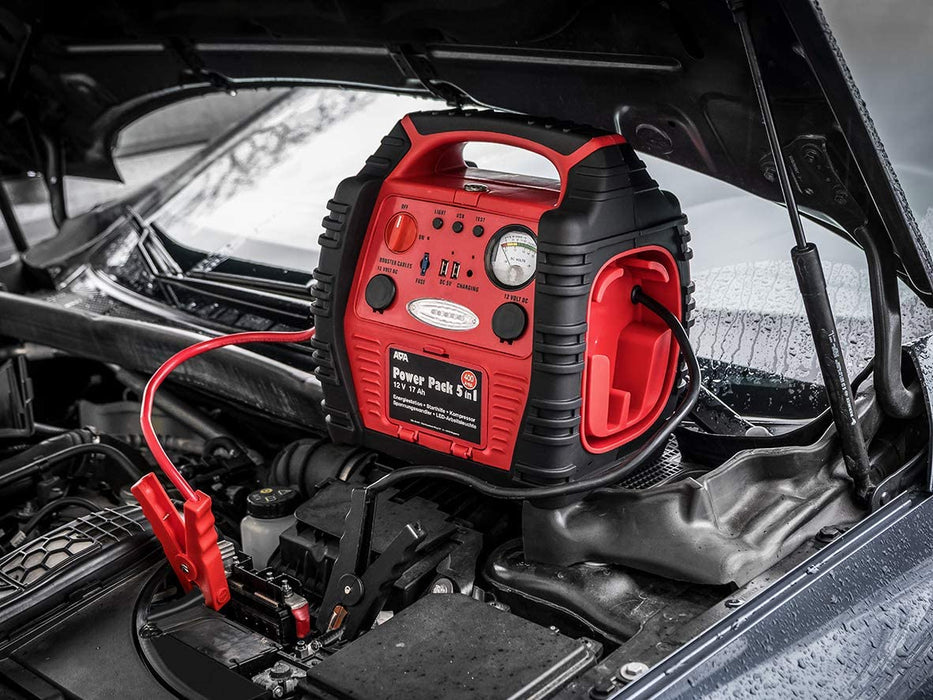 Power Pack 5in1 Mobile Starthilfe, Spannungswandler, Kompressor