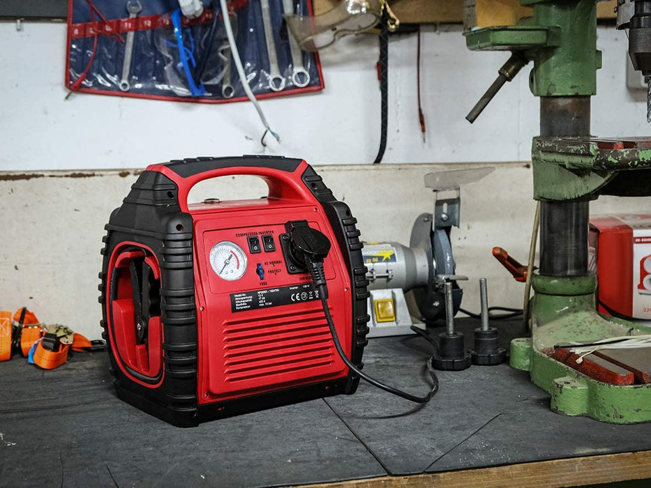 Power Pack 5in1 Mobile Starthilfe, Spannungswandler, Kompressor