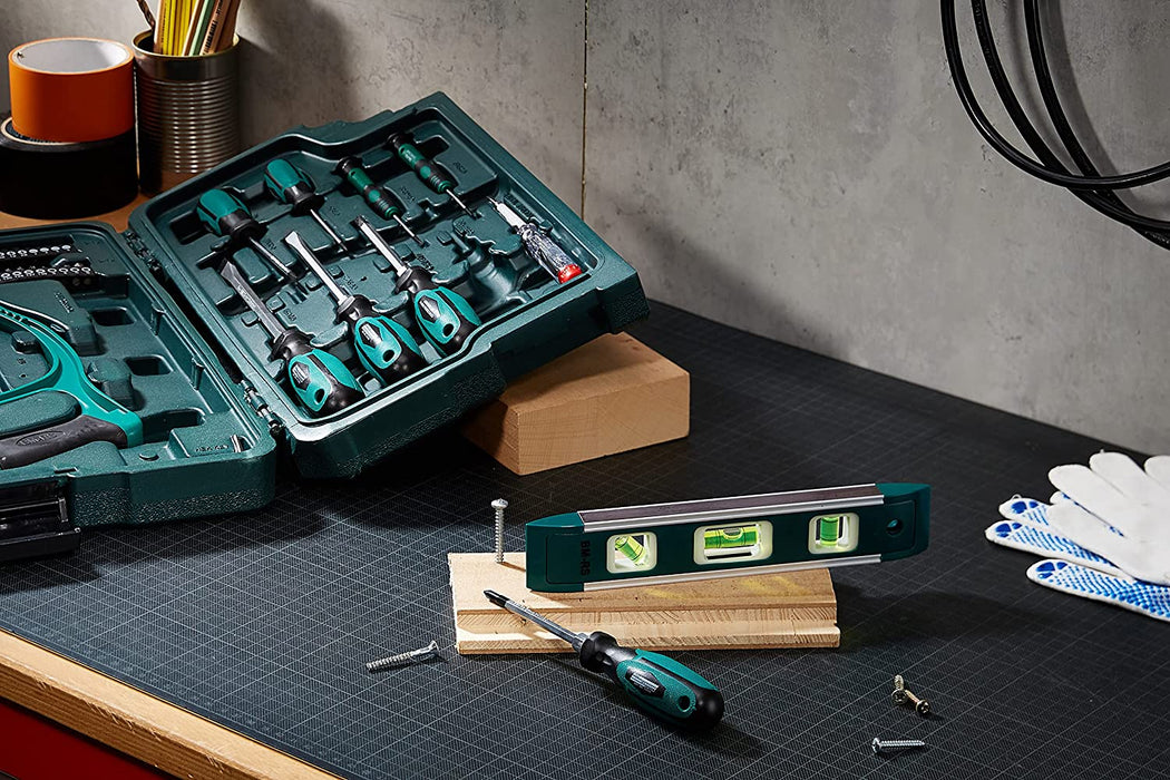 Premium Universal und Haushalts-Werkzeugkoffer, Blau, 89-tlg