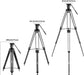 Professionell Aluminiumlegierung Video Kamera Stativ mit 360 Grad Fluid Drag Kopf, Belastbarkeit bis zu 6 Kilogramm, 155 cm