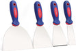 Profi Malerspachtel Spachtel Set aus rostfreiem Edelstahl mit Kunststoffgriff Maler Werkzeug Profi Putty Knife 38mm 75mm 100mm 150mm 4-teilig 