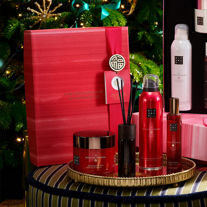 RITUALS Geschenkset für Frauen von The Ritual of Ayurveda, Größe L – Mit Indischer Rose und Süßmandelöl – Beruhigt und Nährt