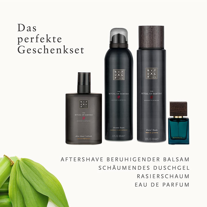 RITUALS Geschenkset für Herren von The Ritual of Samurai, Größe L – Mit Bambus, Japanischer Minze und Sandelholz – Erfrischt und Belebt
