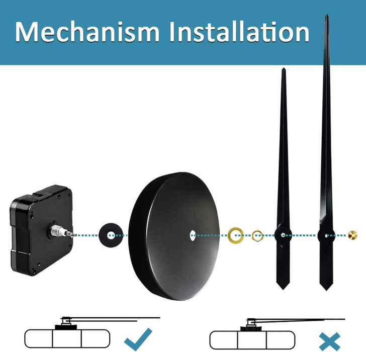 Rahmenlose 3D DIY Wanduhr XXL Stumm Spiegel Aufkleber Home Office Schule Dekoration (Schwarz-87)