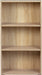 Regal Bücherregal mit 3 Fächern Standregal Holzregal in Sonoma-Eiche Nachbildung, Natur, 60 x 30 x 110 cm