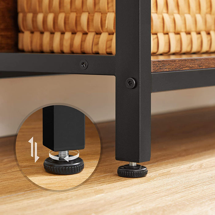 Regal, Standregal, Bücherregal, Büroregal, mit 8 Fächern, Dekoregal, offen, für Büro, Wohnzimmer, Schlafzimmer, 33 x 80 x 149 cm, Industrie-Design