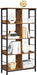 Regal, Standregal, Bücherregal, Büroregal, mit 8 Fächern, Dekoregal, offen, für Büro, Wohnzimmer, Schlafzimmer, 33 x 80 x 149 cm, Industrie-Design