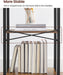 Regal, Standregal mit 4 Ebenen, Bücherregal, 40 x 24 x 107 cm, Aufbewahrungsregal, Stahlgestell, Industrie-Design, für Wohnzimmer, Arbeitszimmer