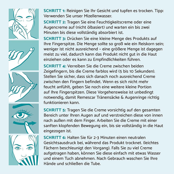 Tränensäcke und Augenringe - Creme für Tränensäcke und Augenringe - Sofort wirkende Behandlung für Männer und Frauen - Straffung der Augenpartien