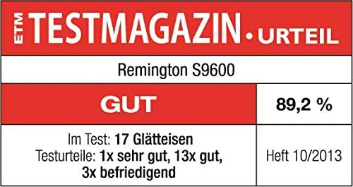 Remington Glätteisen Silk (Doppelschicht-Keramikbeschichtung mit Seidenproteinen für samtig glatte & glänzende Haare) LCD-Display, 150-235°C