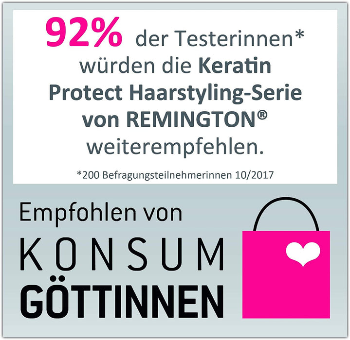 Remington Lockenstab [kegelförmig 19-28mm] Keratin Protect (hochwertige Keramikbeschichtung mit Keratin & Mandelöl) -Digitales-Display bis 210°C)