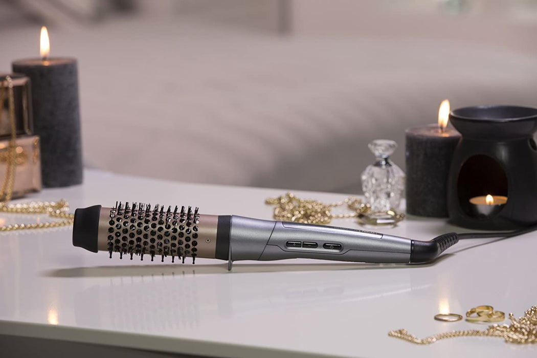 Remington Volumenstyler Keratin Protect 38 mm breite Rundbürste, grau/rose gold