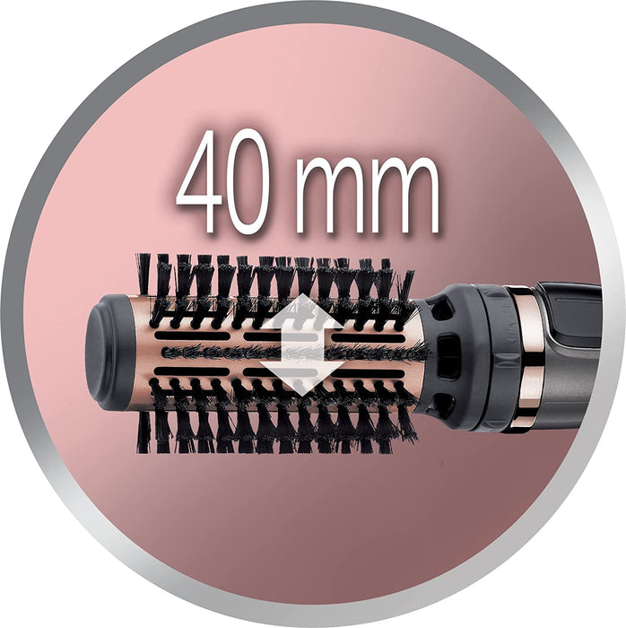Remington Warmluftbürste rotierend [automatisch] Keratin Protect (inkl.3 Aufsätze 2 Rundbürsten+Haaransatz-Booster für mehr Volumen) + Haarklammern)