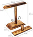 Ringwurfspiel Aus Holz,Toss Haken und Ring Spiel,Hooks and Ring Toss,Ring Toss Hook und Ring Indoor,Premium Party Wurfspiele Spiel für Family Bar Fun 