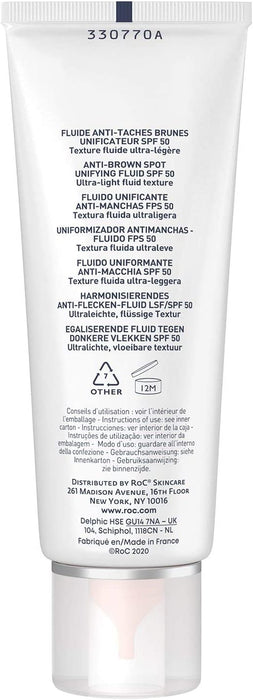 Harmonisierendes Anti-Flecken-Creme SPF 50 - Gesichtscreme mit Vitamin C - Reduziert Pigmentflecken - UVA/UVB-Schutz - 50 ml