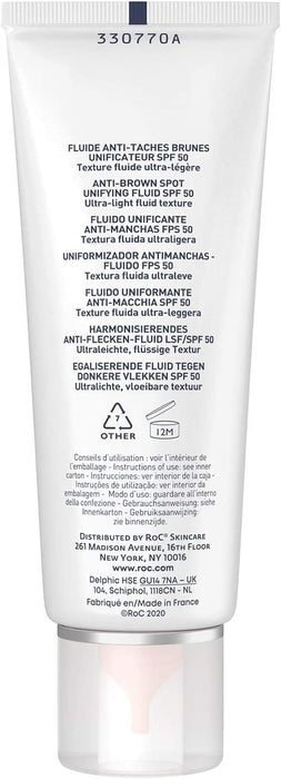 Harmonisierendes Anti-Flecken-Creme SPF 50 - Gesichtscreme mit Vitamin C - Reduziert Pigmentflecken - UVA/UVB-Schutz - 50 ml