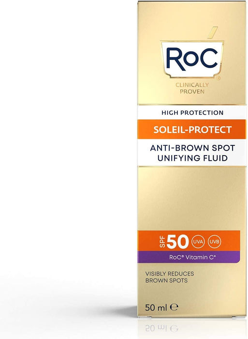 Harmonisierendes Anti-Flecken-Creme SPF 50 - Gesichtscreme mit Vitamin C - Reduziert Pigmentflecken - UVA/UVB-Schutz - 50 ml