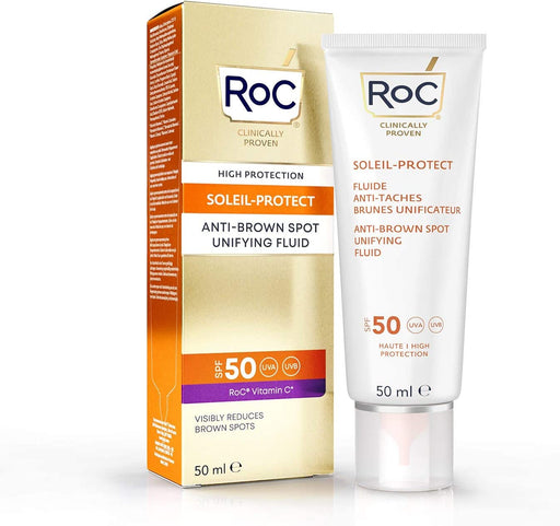 Harmonisierendes Anti-Flecken-Creme SPF 50 - Gesichtscreme mit Vitamin C - Reduziert Pigmentflecken - UVA/UVB-Schutz - 50 ml