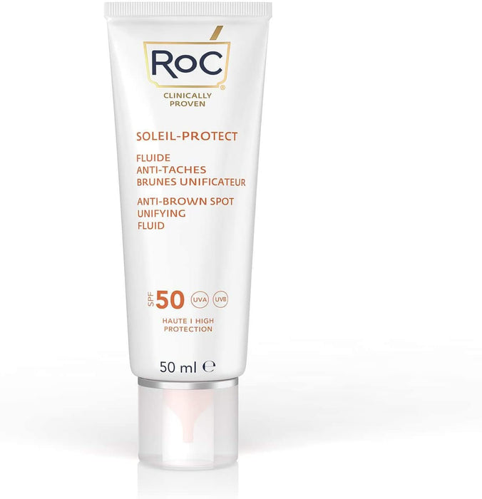 Harmonisierendes Anti-Flecken-Creme SPF 50 - Gesichtscreme mit Vitamin C - Reduziert Pigmentflecken - UVA/UVB-Schutz - 50 ml