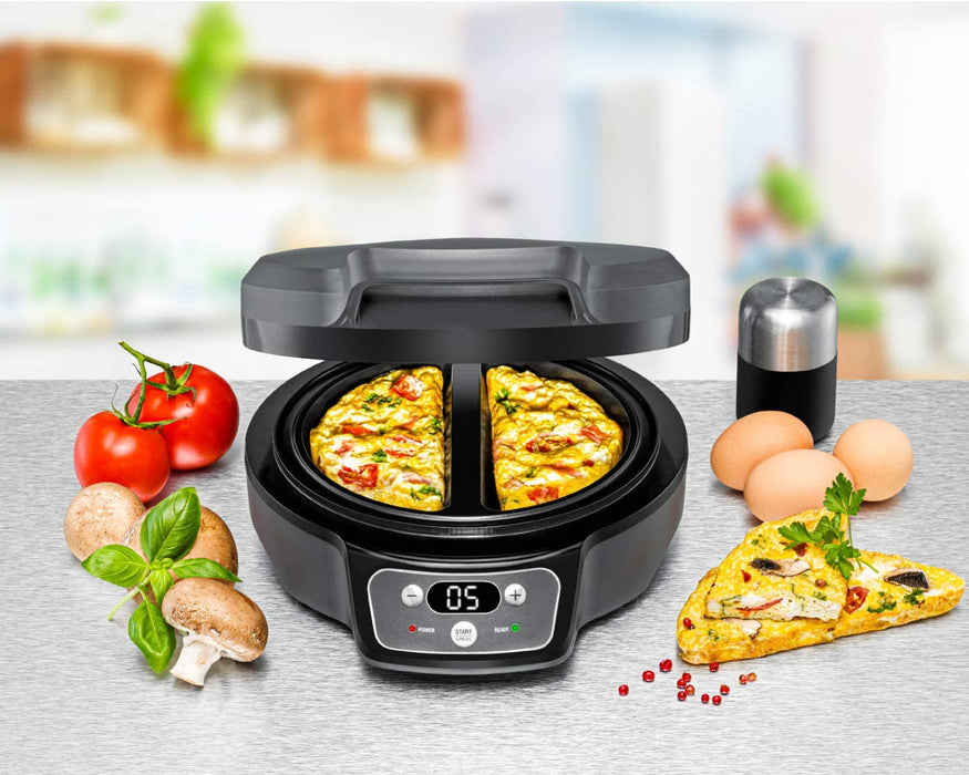 Rommelsbacher Oskar Omelett Chef, Kunststoff, schiefergrau