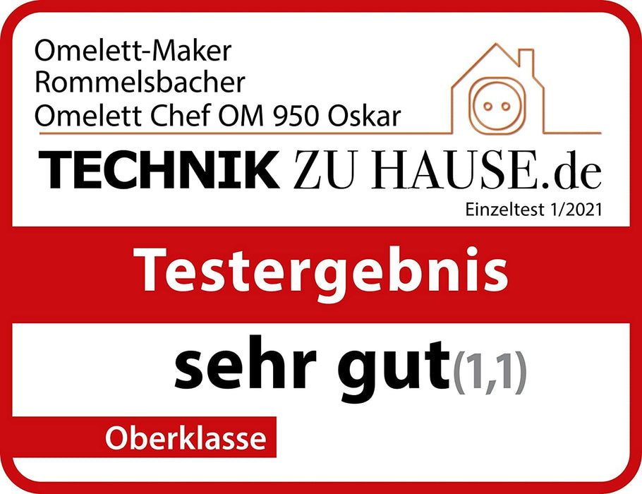 Rommelsbacher Oskar Omelett Chef, Kunststoff, schiefergrau