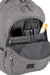  Rucksack Handgepäck mit Laptop Fach 15,6 Zoll, Gepäck Serie BASICS Daypack Melange: Modischer Rucksack in Melange Optik, 45 cm, 22 Liter, Hellgrau