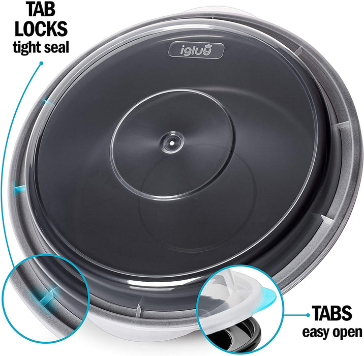 Runde Meal Prep Container Von Igluu [10er Pack] - Essensbox, Lunchbox Mikrowellengeeignet, Spülmaschinenfest Und Wiederverwendbar 