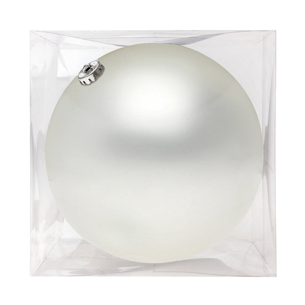 Weihnachtsbaumkugel Christmas Planet 8842 15 cm Kristall Weiß