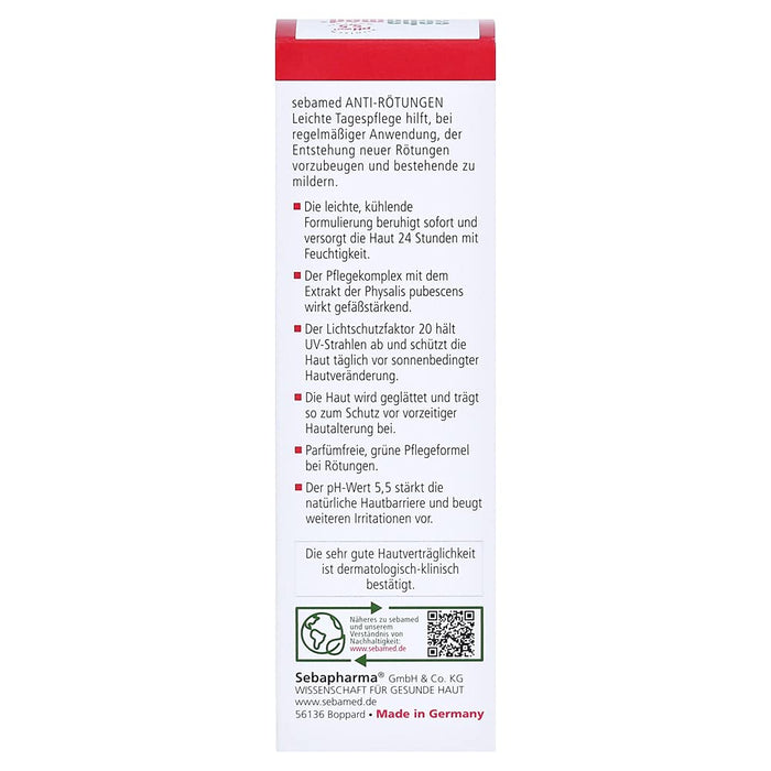 Anti-Rötungen Leichte Tagespflege, bei Rosacea, mindert Rötungen im Gesicht, als Rosacea Gesichtspflege geeignet, Rosacea Creme für das Gesicht, 50 ml