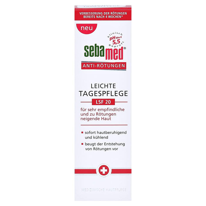 Anti-Rötungen Leichte Tagespflege, bei Rosacea, mindert Rötungen im Gesicht, als Rosacea Gesichtspflege geeignet, Rosacea Creme für das Gesicht, 50 ml