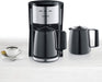 SEVERIN Filterkaffeemaschine mit 2 Thermokannen, Kaffeemaschine für bis zu 8 Tassen je Kanne, Filtermaschine mit 2 Isolierkannen