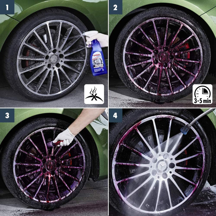 SONAX XTREME Felgenreiniger PLUS (1 Liter) effiziente und säurefreie Reinigung aller Leichtmetall- und Stahlfelgen sowie lackierte