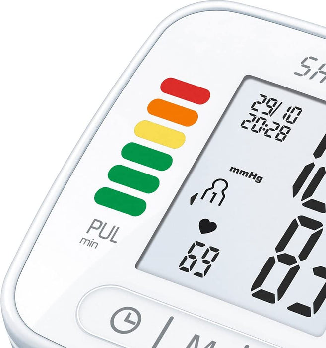 Sanitas Handgelenk-Blutdruckmessgerät (vollautomatische Blutdruck- und Pulsmessung, Warnfunktion bei möglichen Herzrhythmusstörungen)