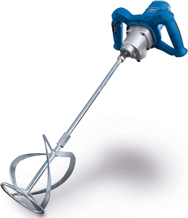 Scheppach Rührwerk (Handrührwerk, 1600 Watt, Stablänge: 550mm, Rührkorb-Ø: 140mm, Drehzahlregulierung, 2-Gang-Getriebe, ergonomisch)