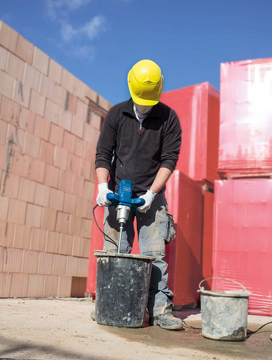 Scheppach Rührwerk (Handrührwerk, 1600 Watt, Stablänge: 550mm, Rührkorb-Ø: 140mm, Drehzahlregulierung, 2-Gang-Getriebe, ergonomisch)